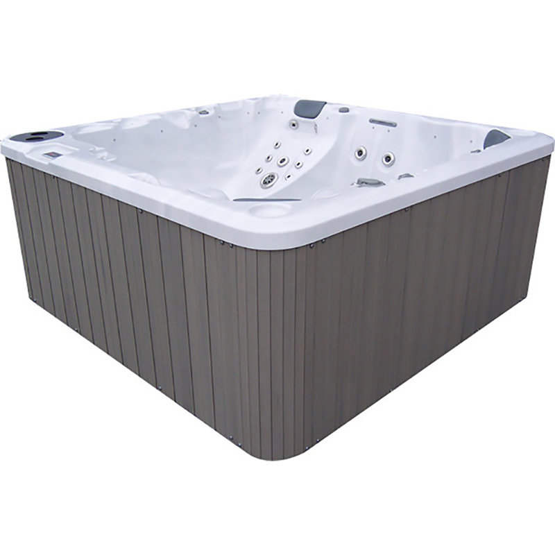 FuturaSpas Futura Spas 6 Person 88 Jet Acrylic Square Hot Tub with